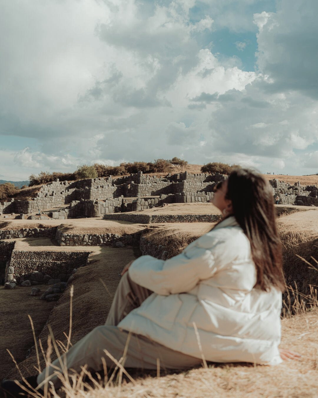 Sacsayhuaman con guía local durante city tour por los principales sitios arqueológicos