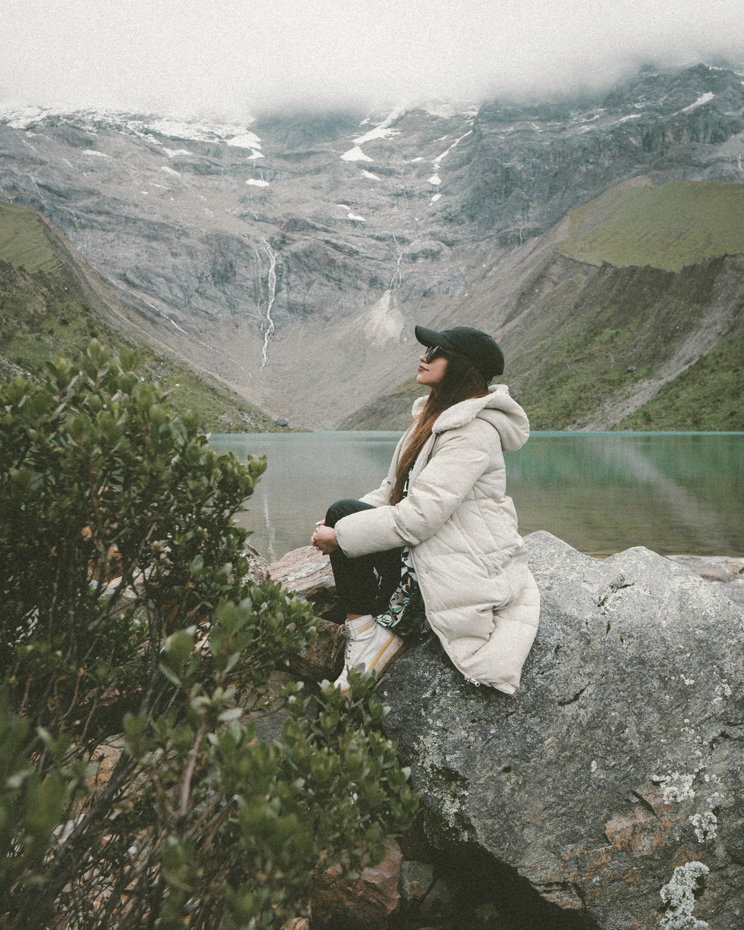 Sitio arqueológico de Waqrapukara en lo alto de las montañas con vistas panorámicas
