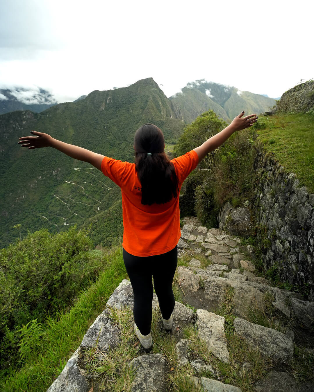 Escaleras de Huayna Picchu