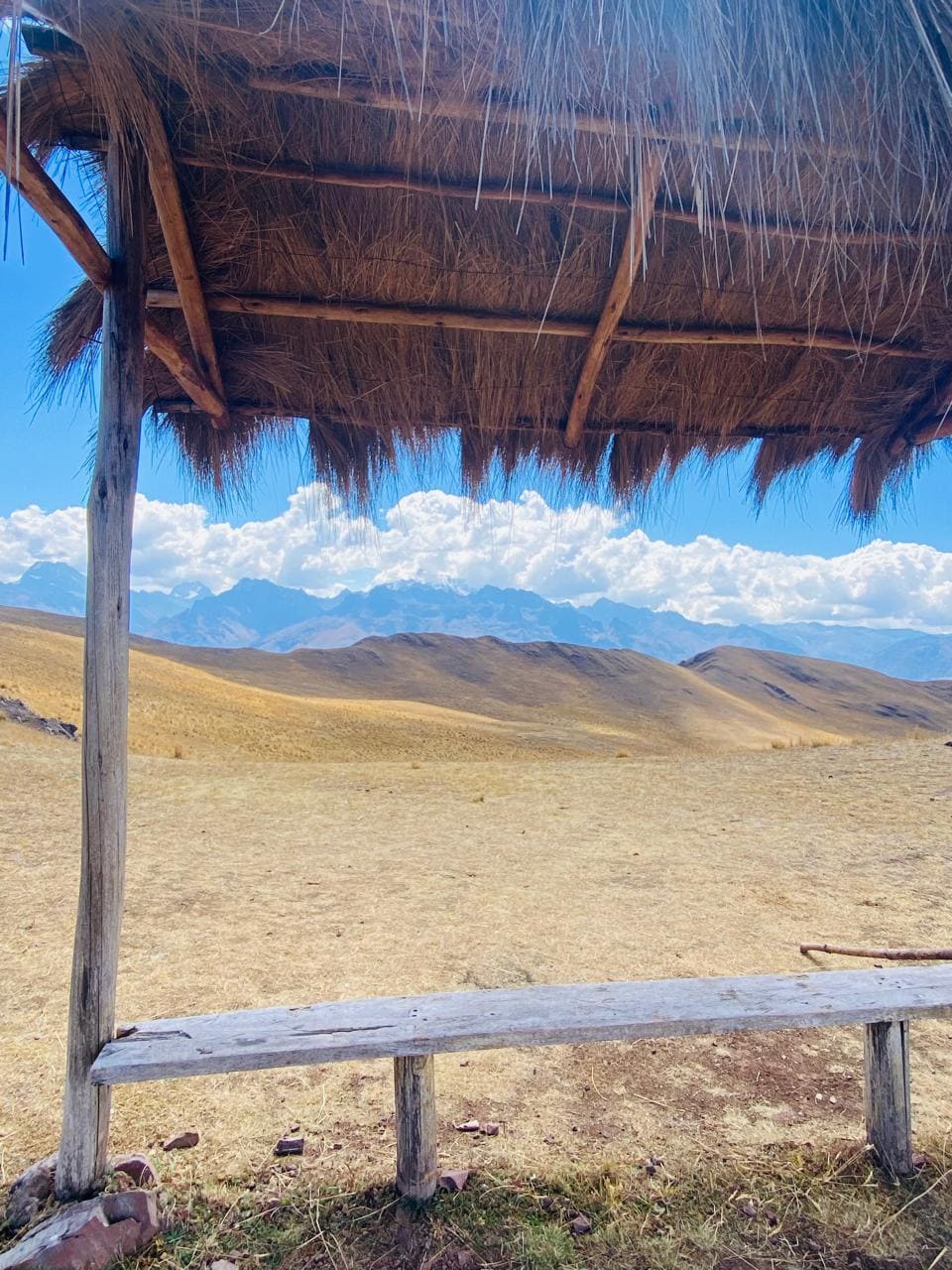 Punto mas alto en la caminata Taucca - Huchuy Qosqo